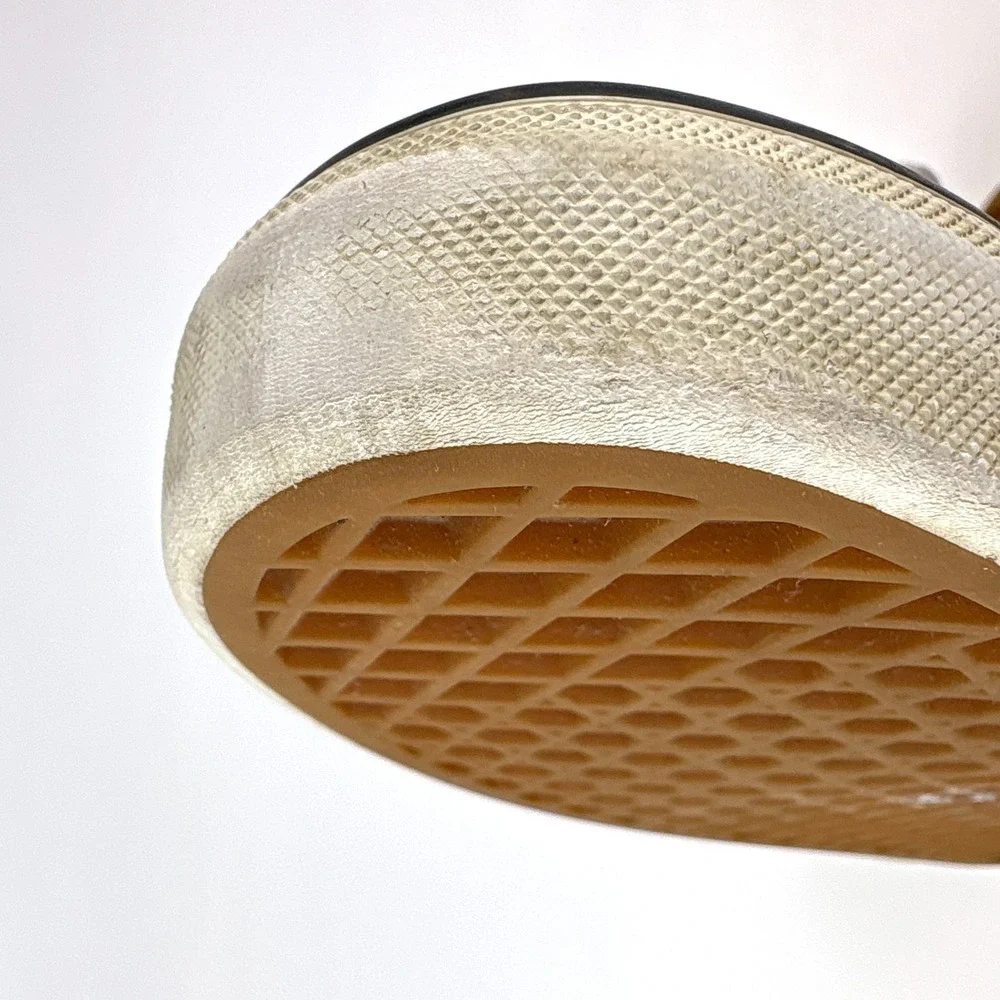 Vans Old Skool Low Top Skate Shoes M 7‎ W 8.5 Black White Canvas Suede - Picture 9 of 16